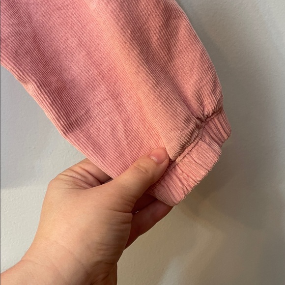 OshKosh B'gosh UEC Girls Size 10 Pink corduroy zip up Jacket pockets - Picture 7 of 11